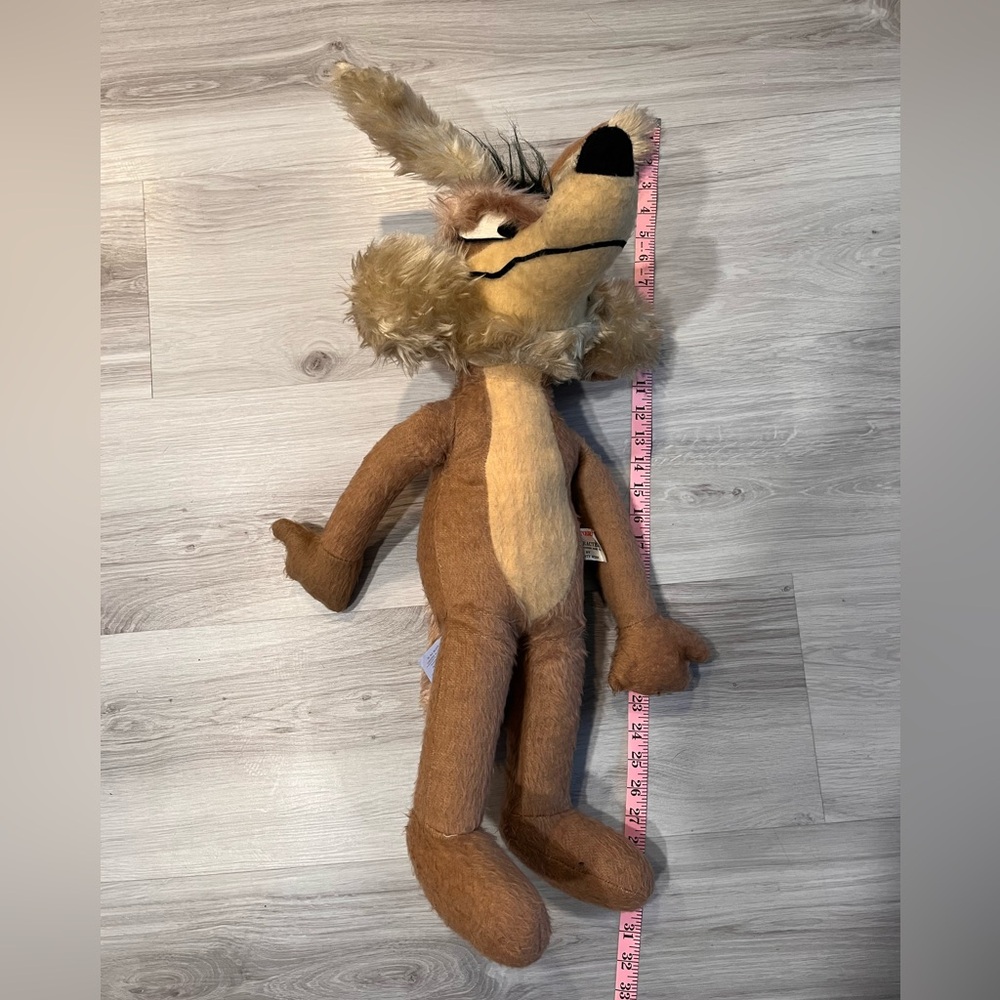 1971 vintage warner bros Brown Plush Coyote Toy - Picture 3 of 5
